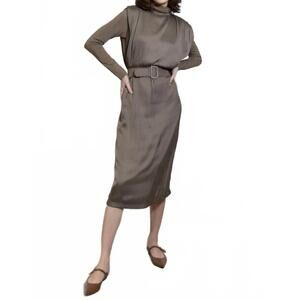 NEW BYRD serena dress in taupe